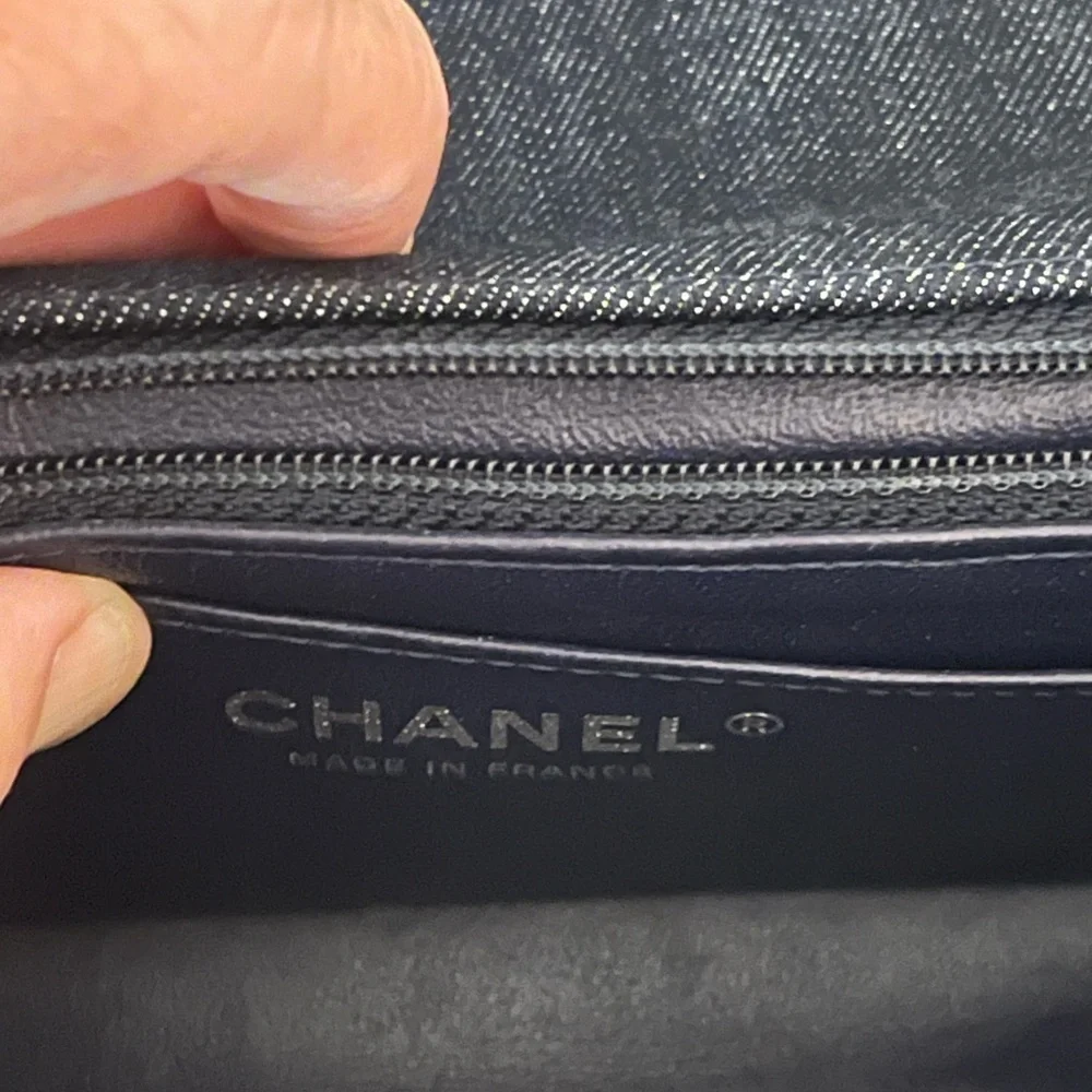 Chanel Mini Bijou Denim Shoulder Bag